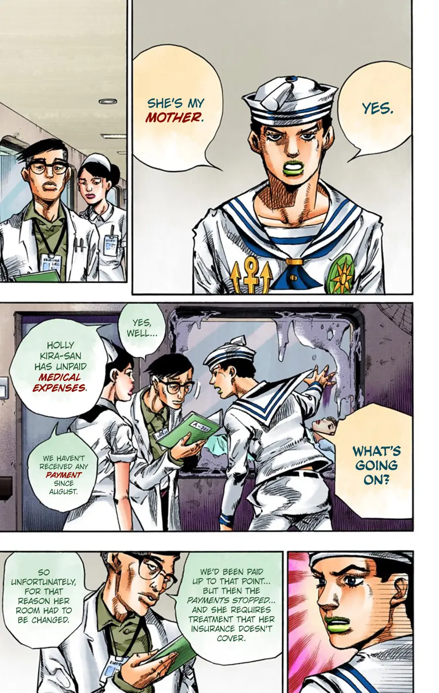 JoJo's Bizarre Adventure, Part 8: JoJolion Colored Manga, chapter 58, page 9