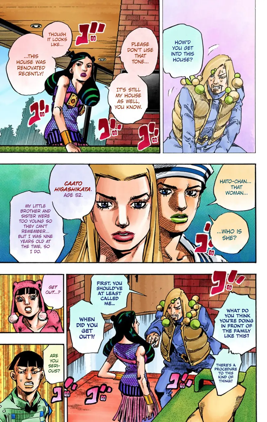 JoJo's Bizarre Adventure, Part 8: JoJolion Colored Manga, chapter 58, page 27