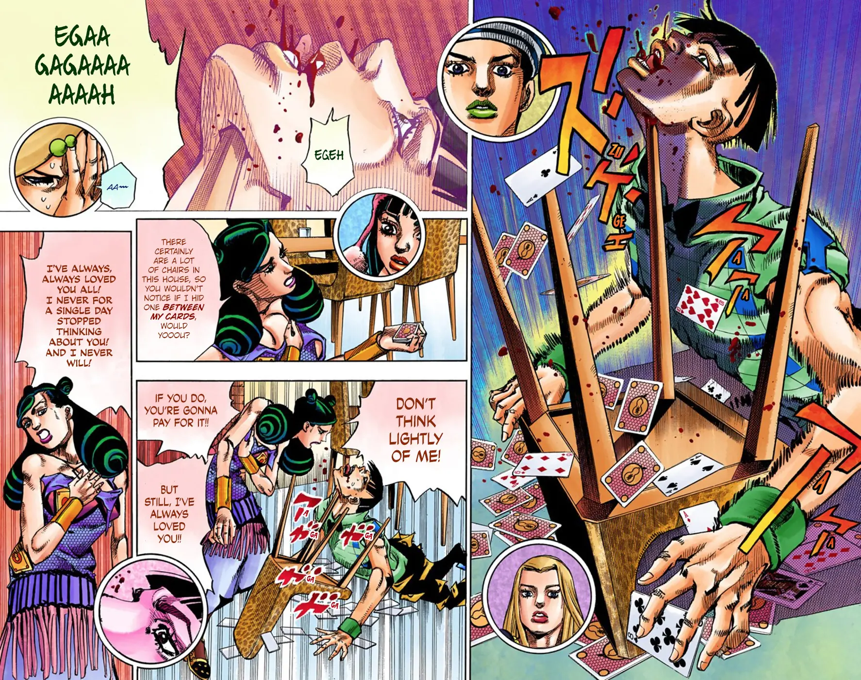 JoJo's Bizarre Adventure, Part 8: JoJolion Colored Manga, chapter 58, page 38