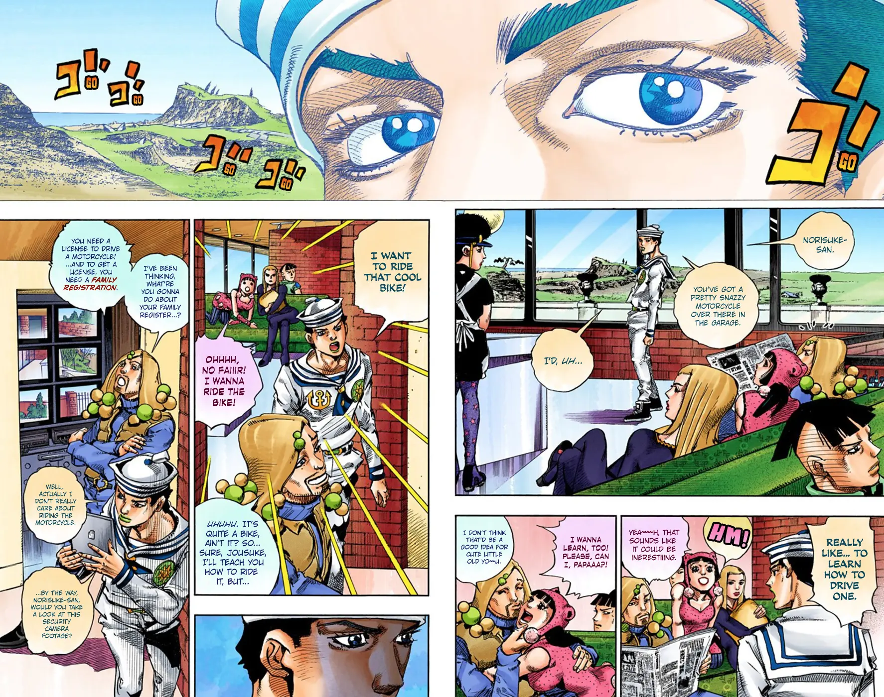 JoJo's Bizarre Adventure, Part 8: JoJolion Colored Manga, chapter 59, page 9