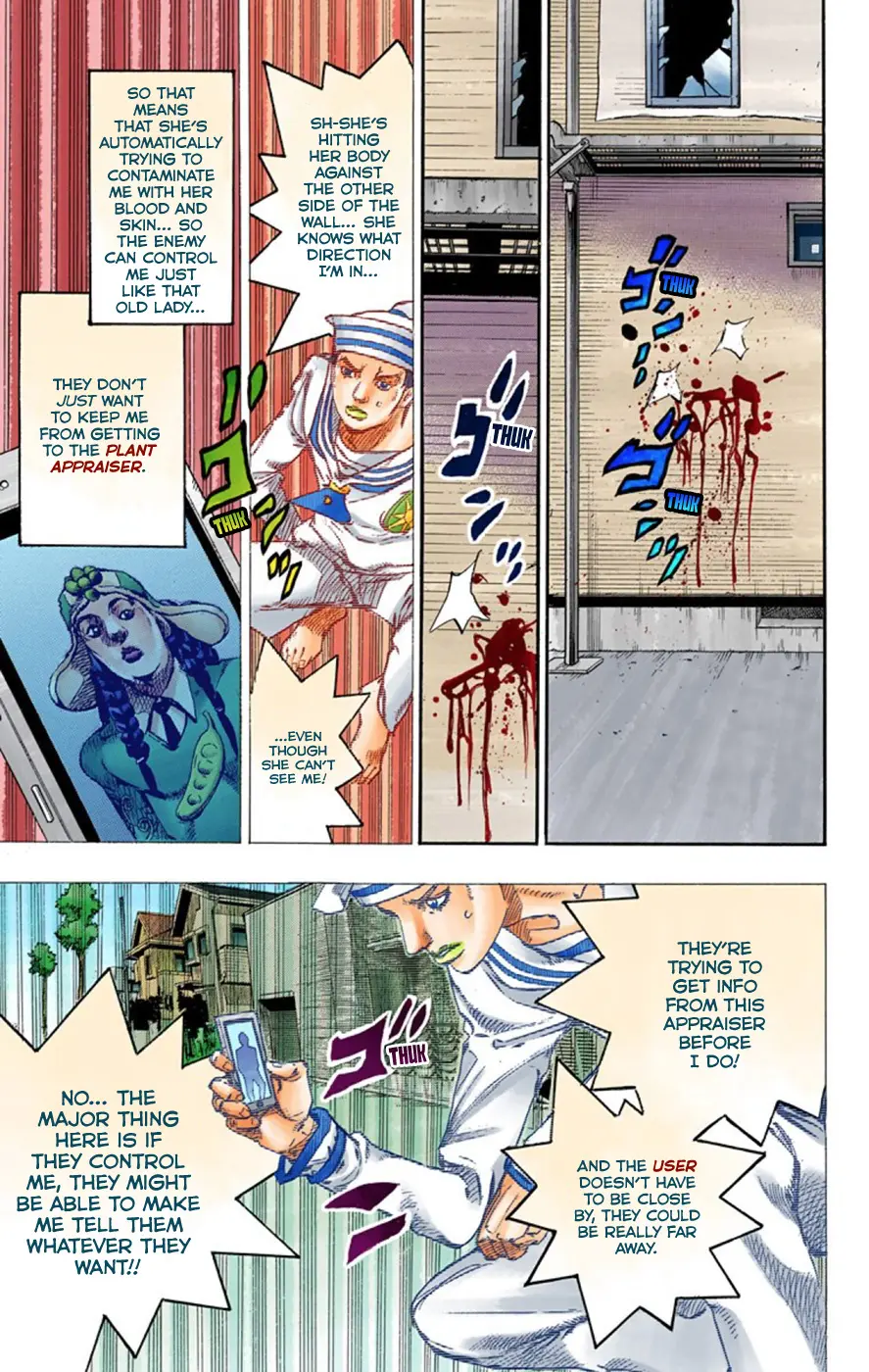JoJo's Bizarre Adventure, Part 8: JoJolion Colored Manga, chapter 61, page 29
