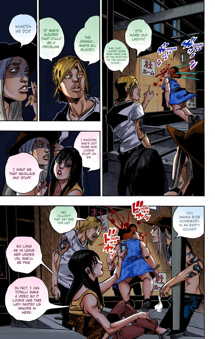 JoJo's Bizarre Adventure, Part 8: JoJolion Colored Manga, chapter 61, page 31