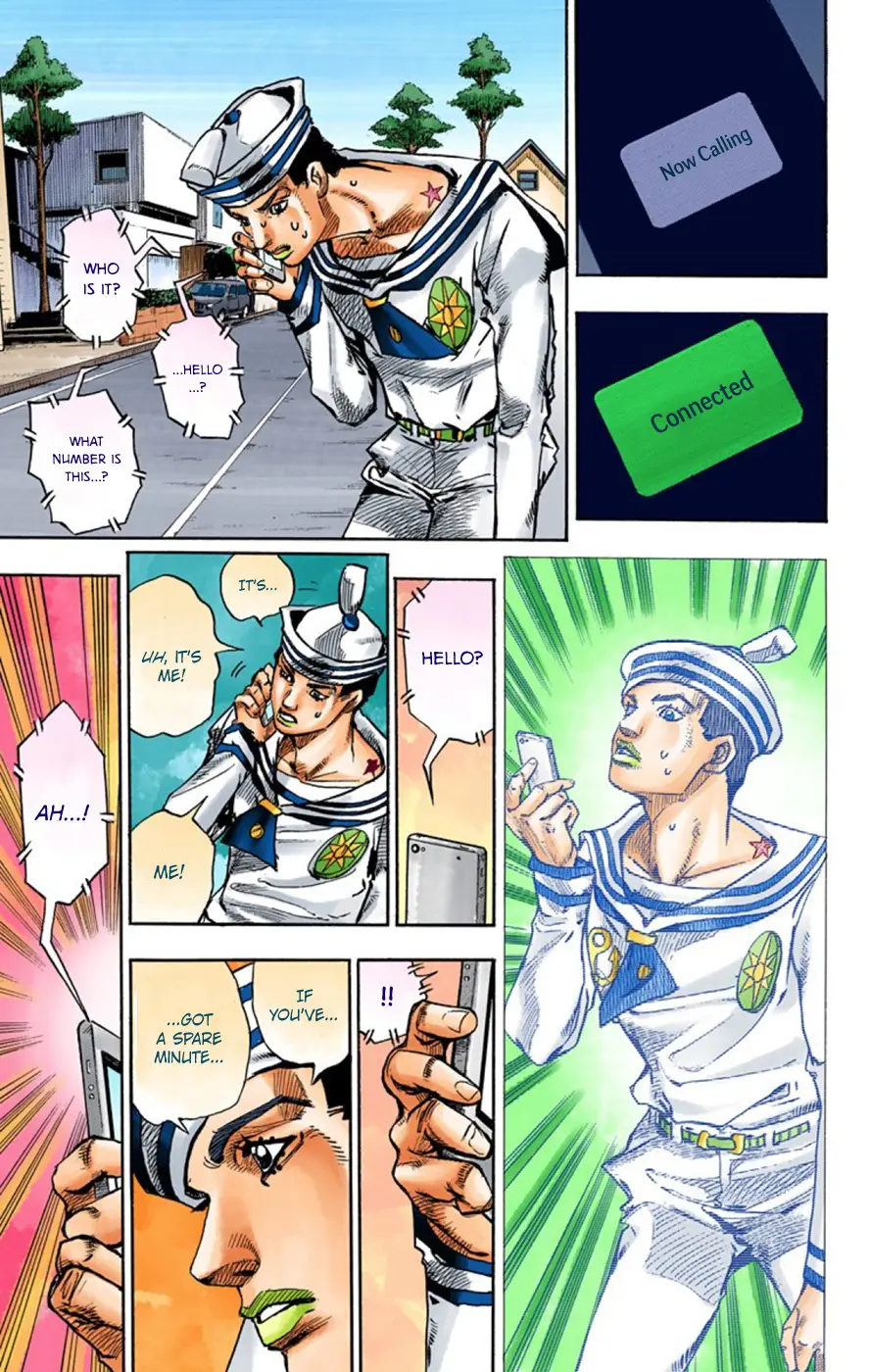 JoJo's Bizarre Adventure, Part 8: JoJolion Colored Manga, chapter 61, page 35