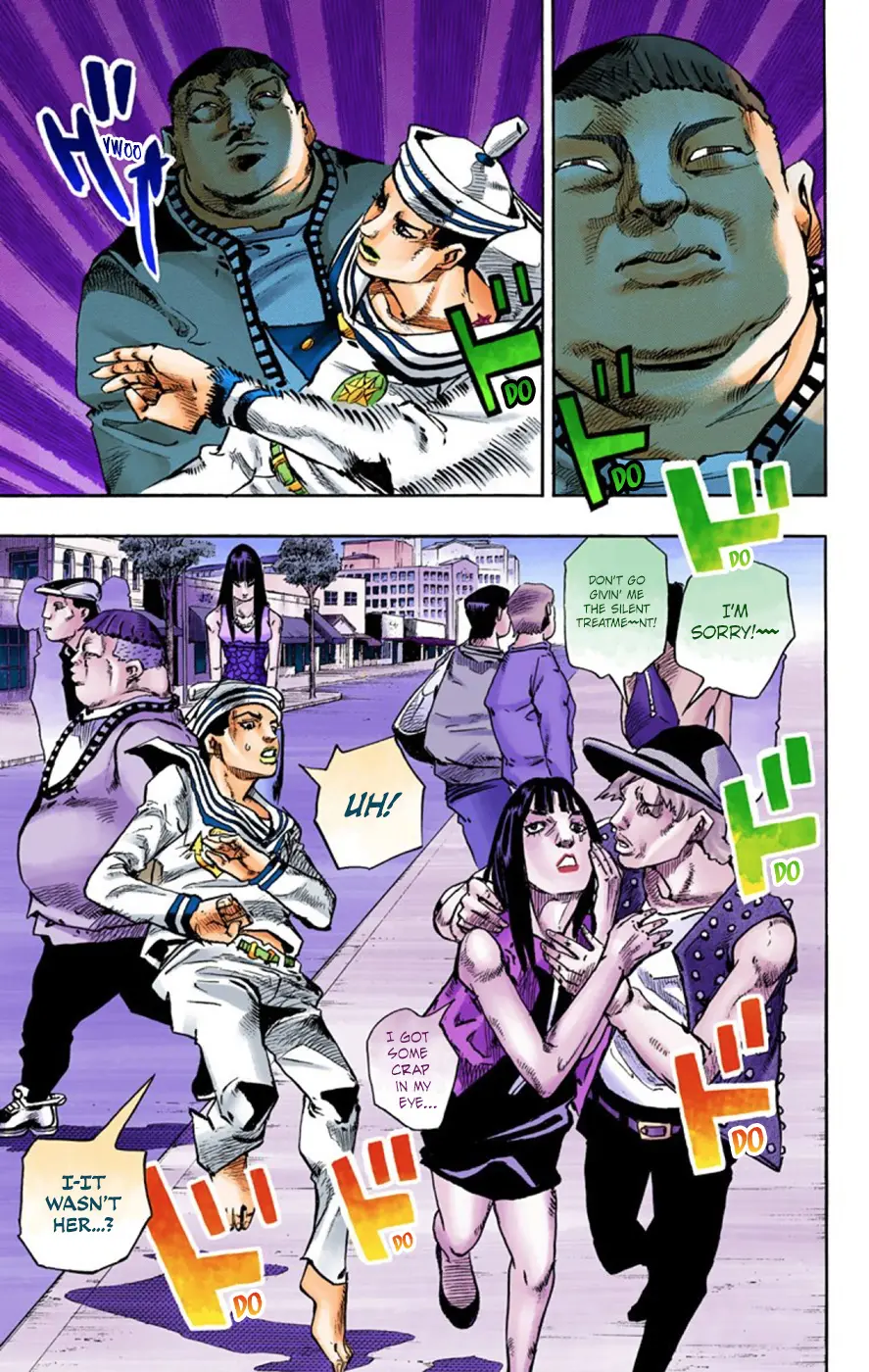 JoJo's Bizarre Adventure, Part 8: JoJolion Colored Manga, chapter 61, page 42