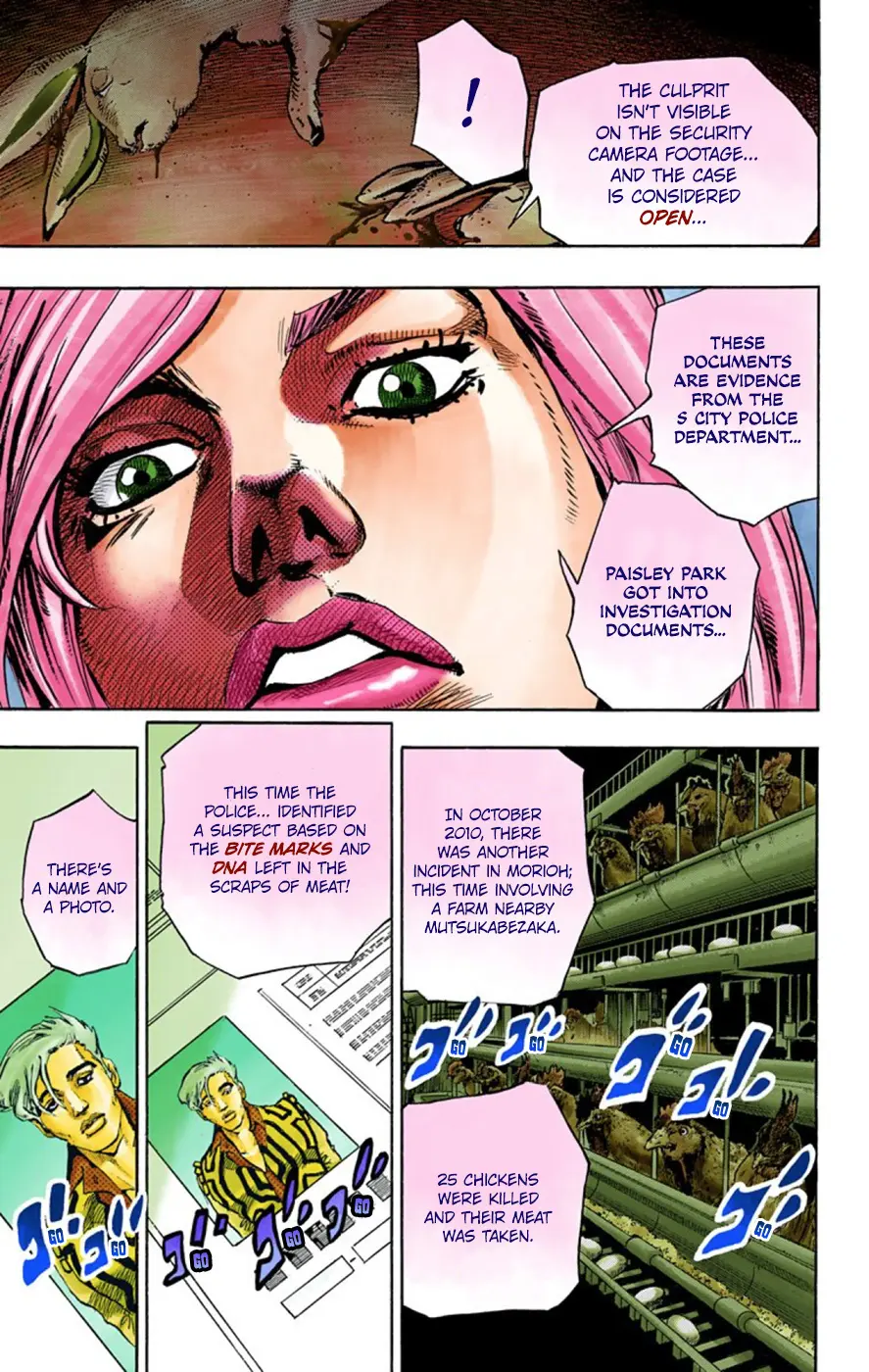JoJo's Bizarre Adventure, Part 8: JoJolion Colored Manga, chapter 62, page 32