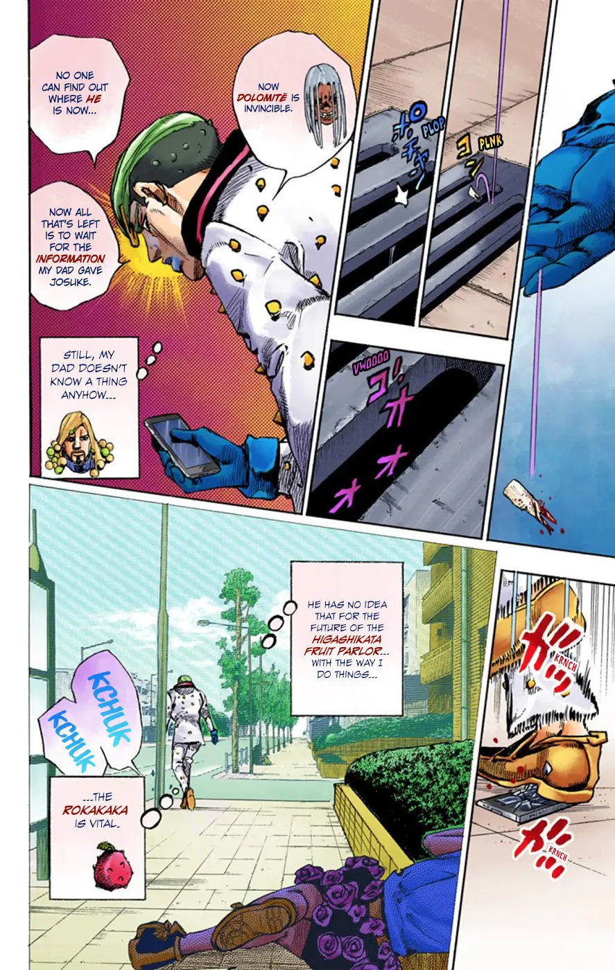 JoJo's Bizarre Adventure, Part 8: JoJolion Colored Manga, chapter 62, page 38