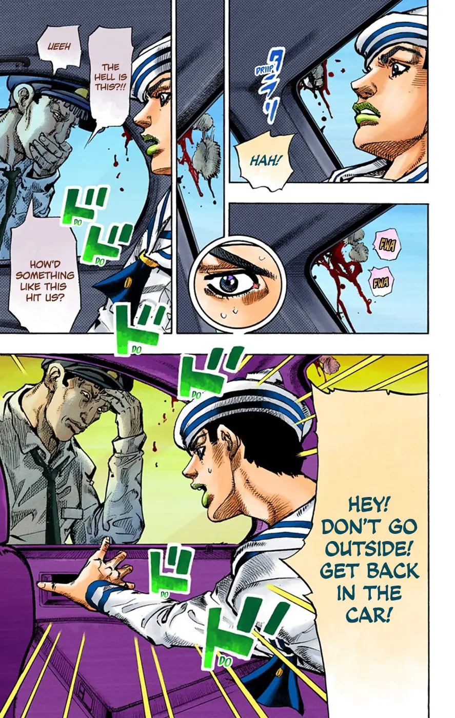 JoJo's Bizarre Adventure, Part 8: JoJolion Colored Manga, chapter 63, page 12