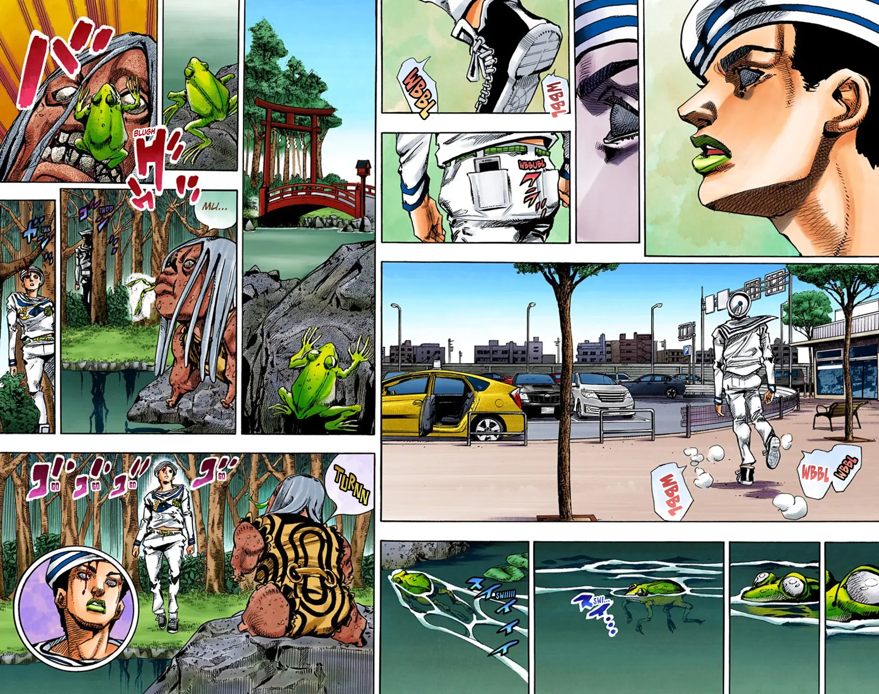 JoJo's Bizarre Adventure, Part 8: JoJolion Colored Manga, chapter 63, page 32