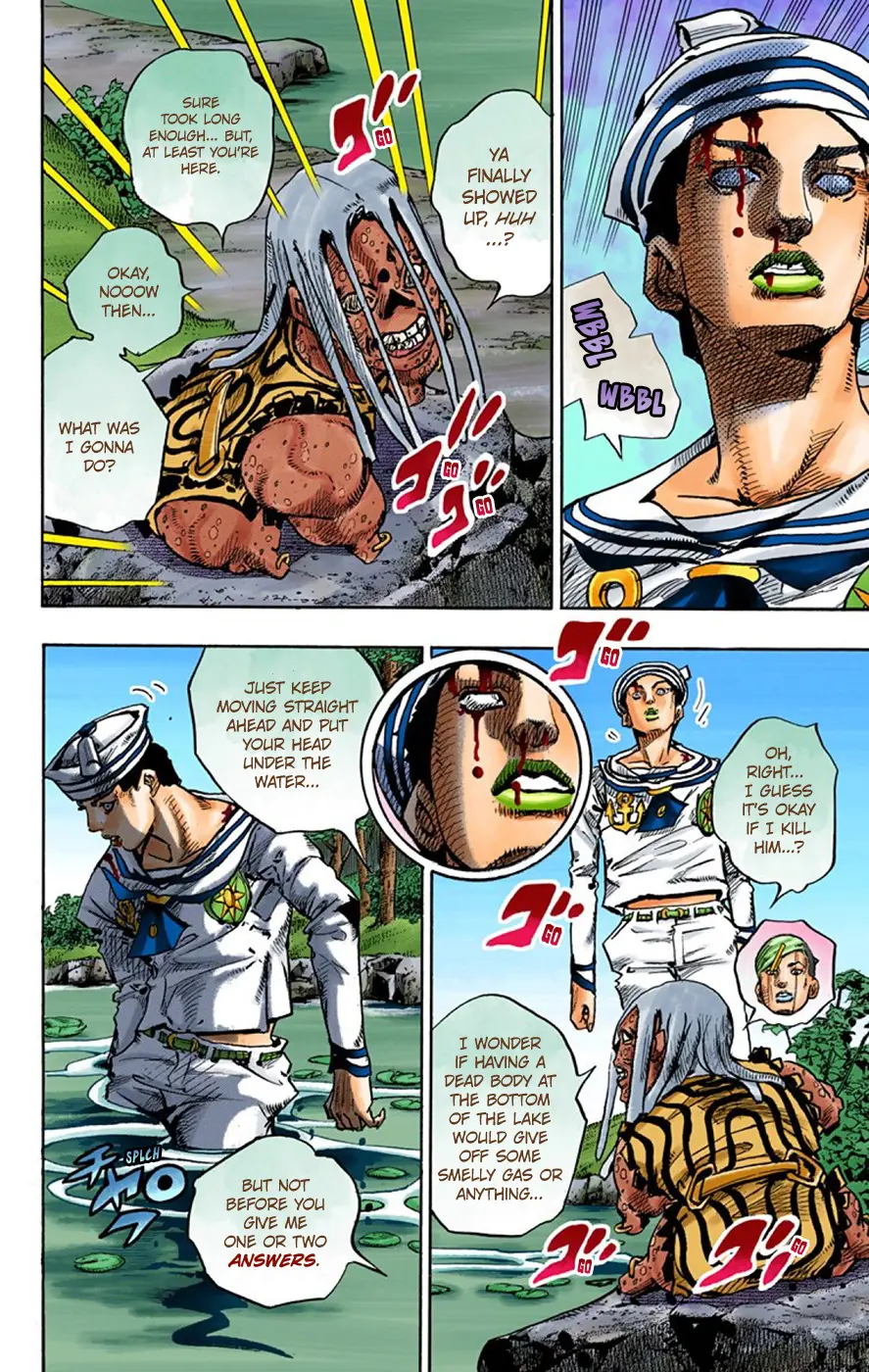 JoJo's Bizarre Adventure, Part 8: JoJolion Colored Manga, chapter 63, page 33