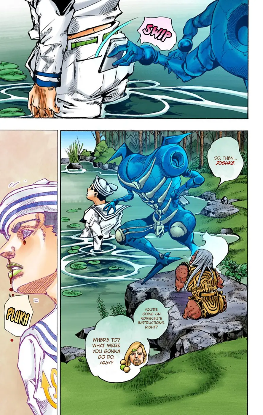 JoJo's Bizarre Adventure, Part 8: JoJolion Colored Manga, chapter 63, page 34