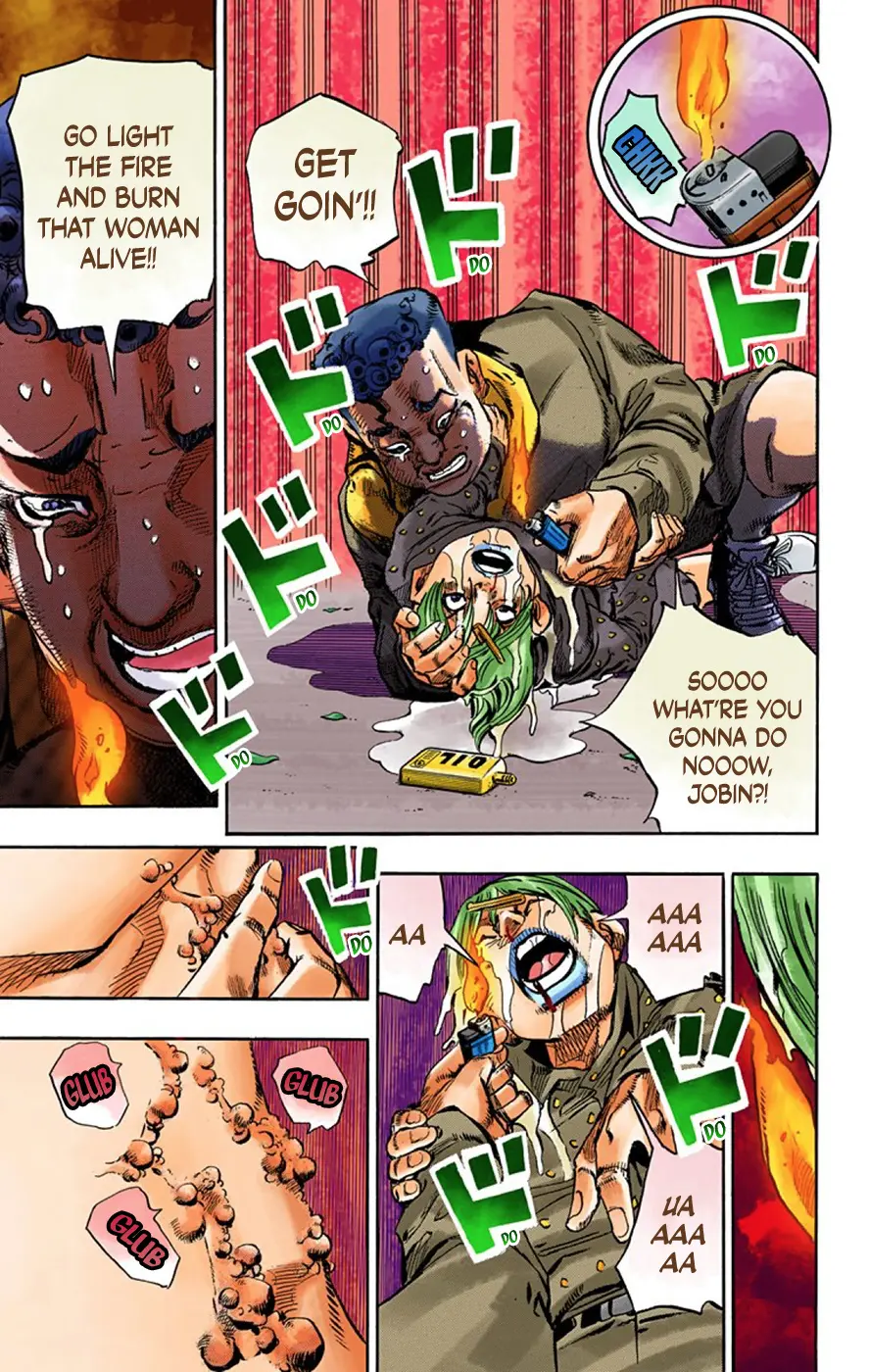 JoJo's Bizarre Adventure, Part 8: JoJolion Colored Manga, chapter 64, page 17