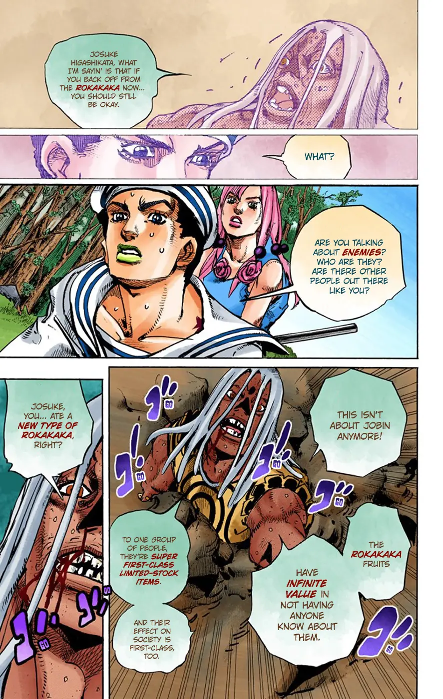JoJo's Bizarre Adventure, Part 8: JoJolion Colored Manga, chapter 64, page 34