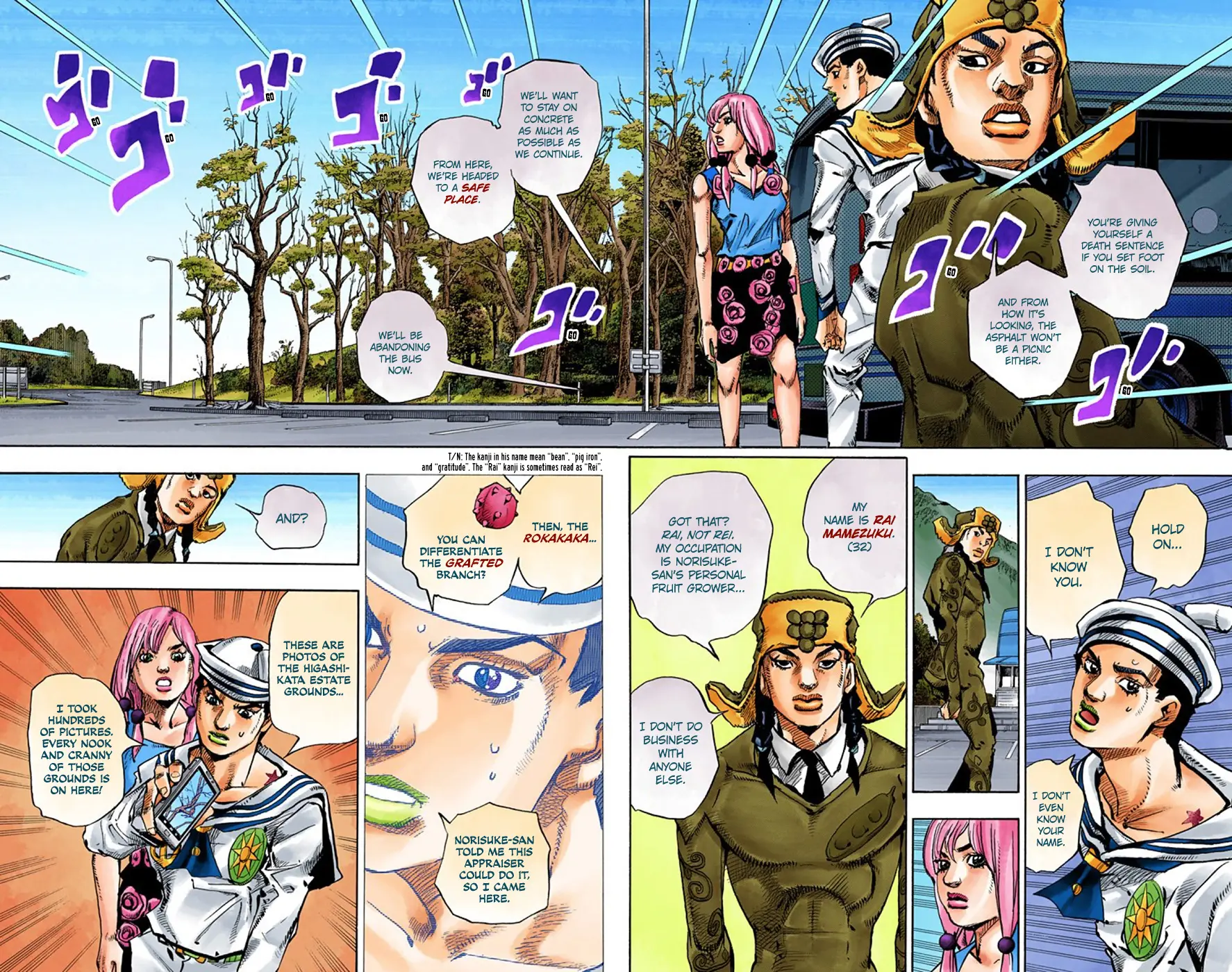 JoJo's Bizarre Adventure, Part 8: JoJolion Colored Manga, chapter 65, page 22