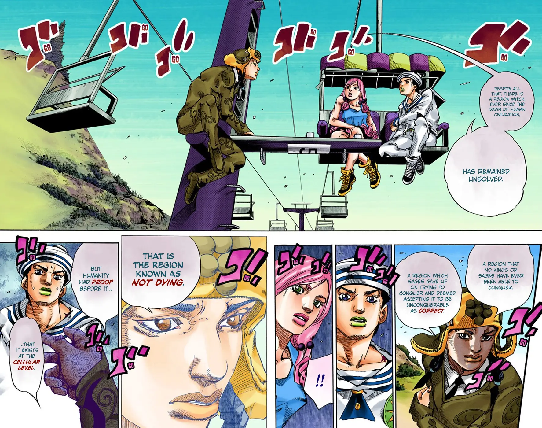 JoJo's Bizarre Adventure, Part 8: JoJolion Colored Manga, chapter 66, page 10