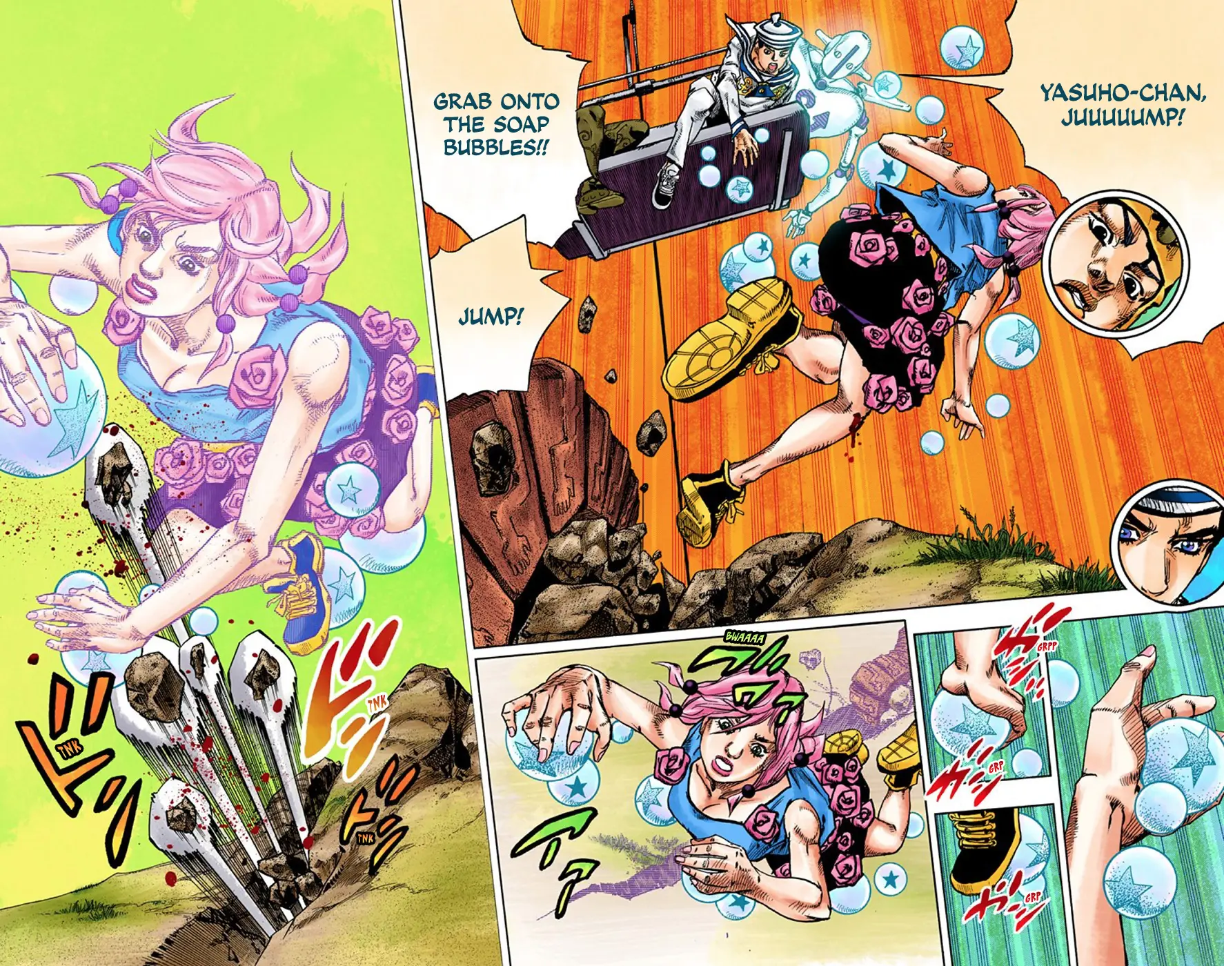 JoJo's Bizarre Adventure, Part 8: JoJolion Colored Manga, chapter 67, page 22
