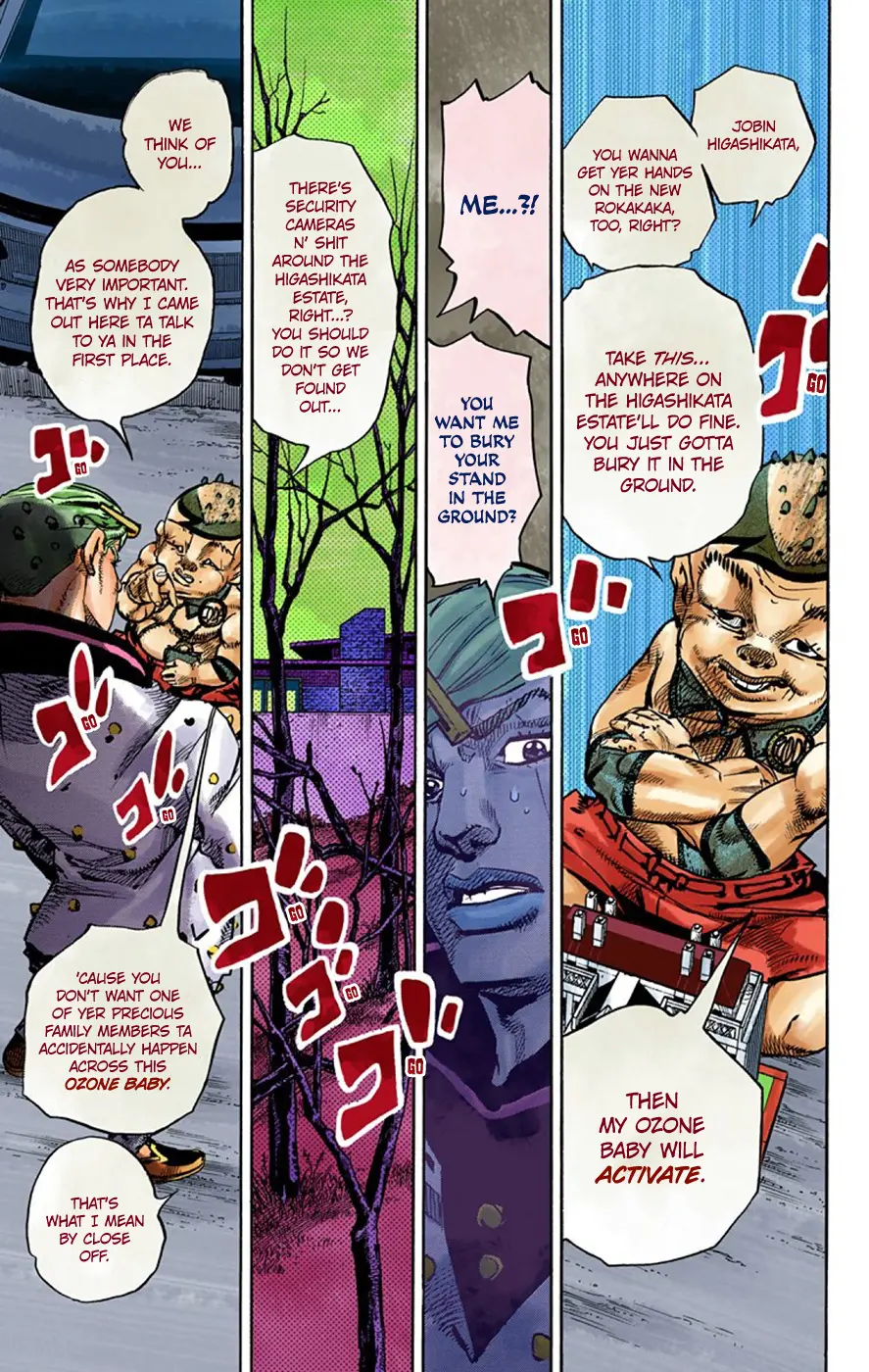 JoJo's Bizarre Adventure, Part 8: JoJolion Colored Manga, chapter 70, page 33