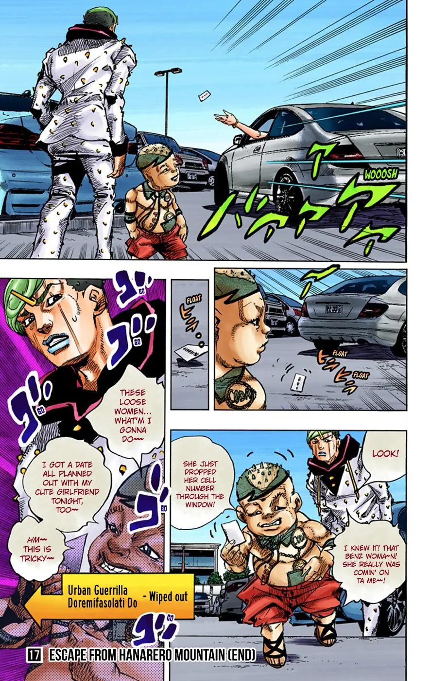 JoJo's Bizarre Adventure, Part 8: JoJolion Colored Manga, chapter 70, page 35
