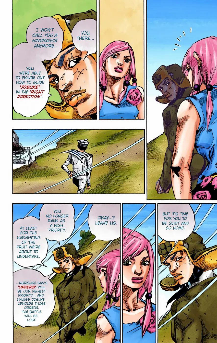 JoJo's Bizarre Adventure, Part 8: JoJolion Colored Manga, chapter 71, page 8