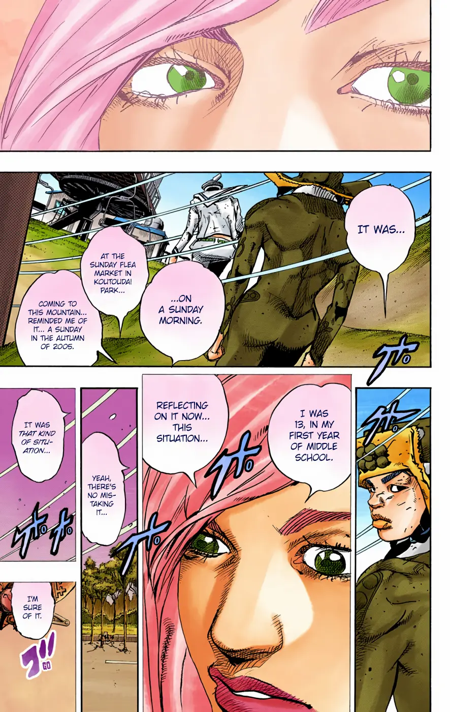 JoJo's Bizarre Adventure, Part 8: JoJolion Colored Manga, chapter 71, page 9