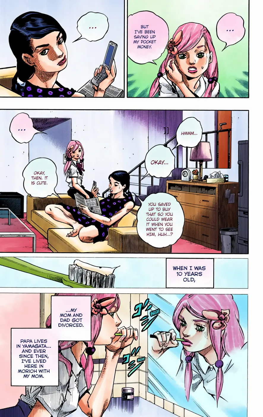 JoJo's Bizarre Adventure, Part 8: JoJolion Colored Manga, chapter 71, page 13