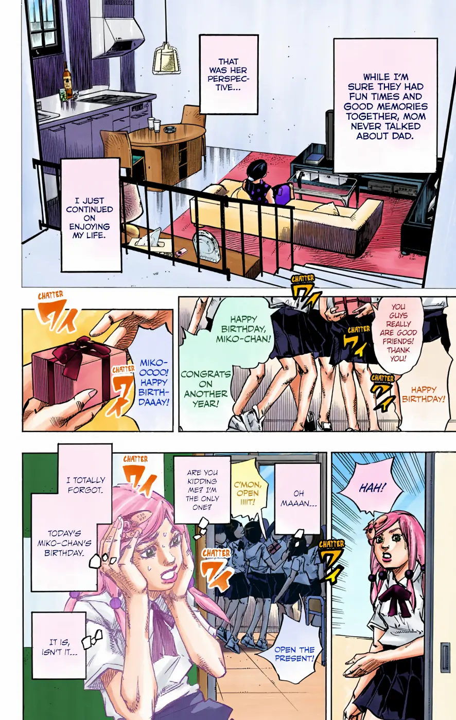 JoJo's Bizarre Adventure, Part 8: JoJolion Colored Manga, chapter 71, page 14