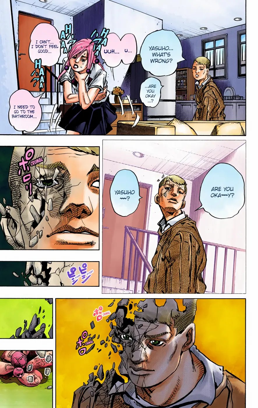 JoJo's Bizarre Adventure, Part 8: JoJolion Colored Manga, chapter 71, page 35