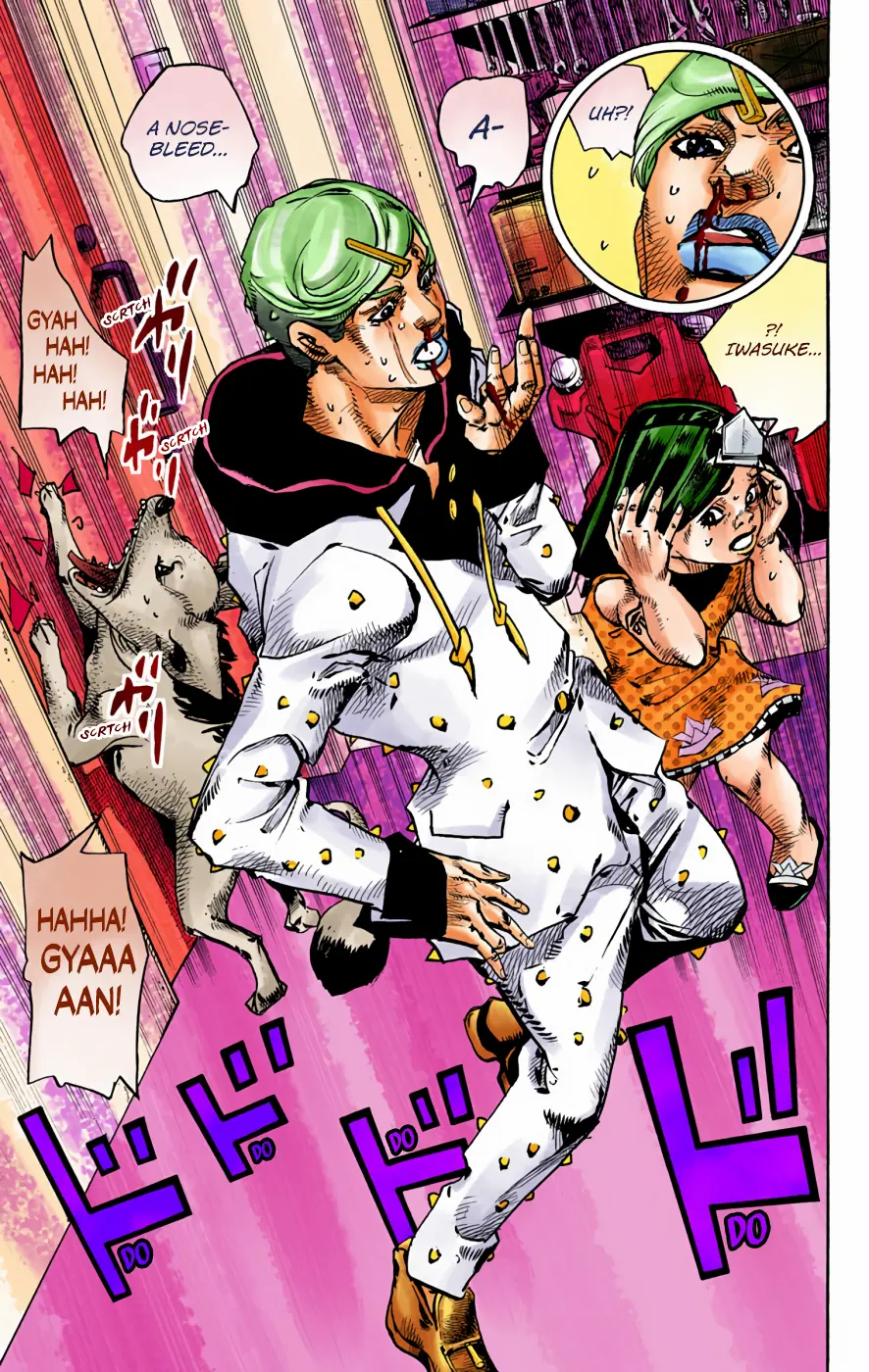 JoJo's Bizarre Adventure, Part 8: JoJolion Colored Manga, chapter 72, page 34
