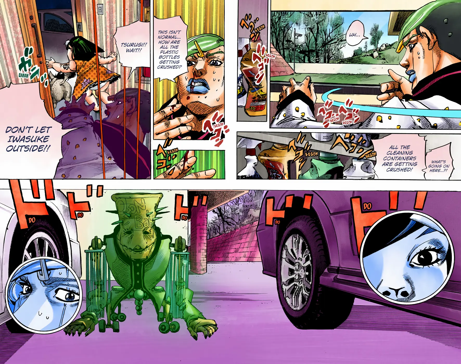 JoJo's Bizarre Adventure, Part 8: JoJolion Colored Manga, chapter 72, page 35
