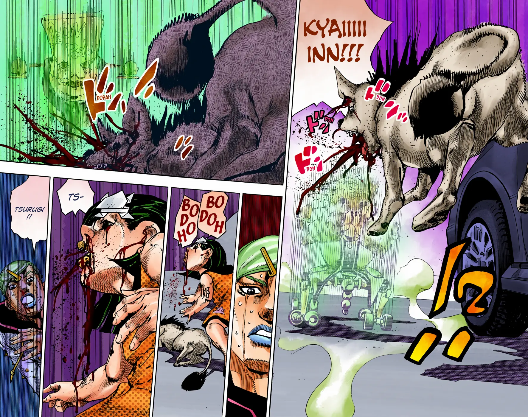 JoJo's Bizarre Adventure, Part 8: JoJolion Colored Manga, chapter 72, page 36