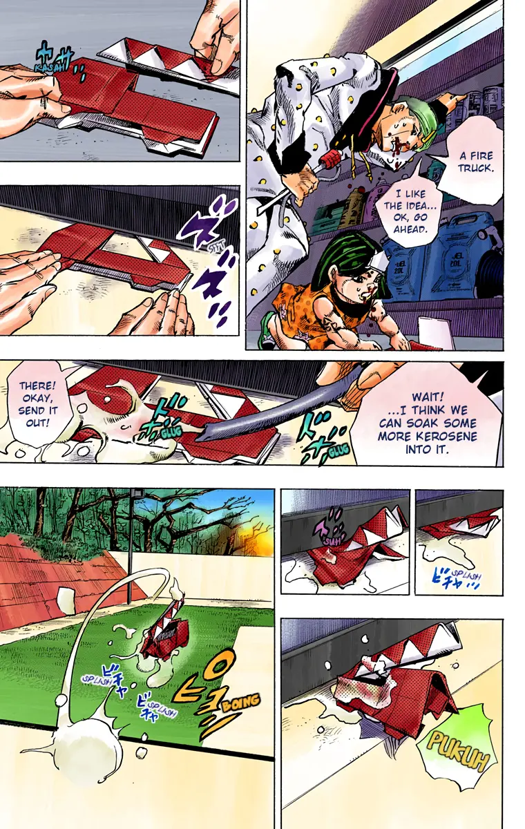 JoJo's Bizarre Adventure, Part 8: JoJolion Colored Manga, chapter 74, page 12