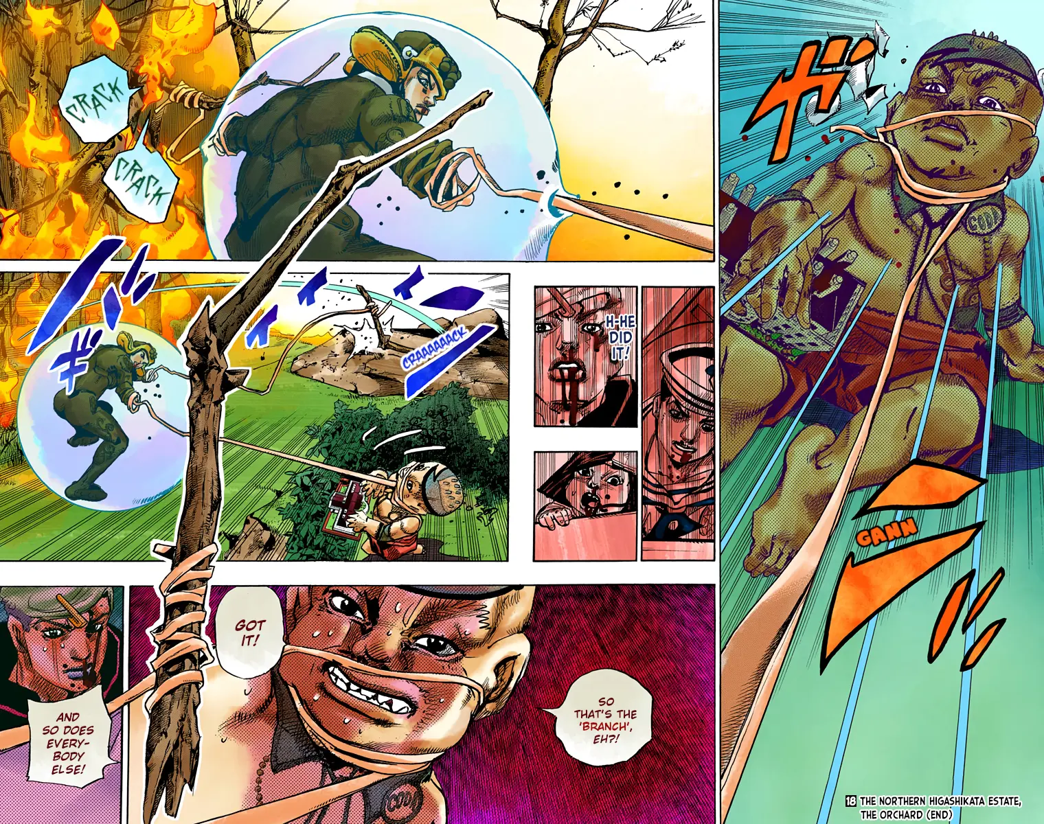 JoJo's Bizarre Adventure, Part 8: JoJolion Colored Manga, chapter 74, page 38