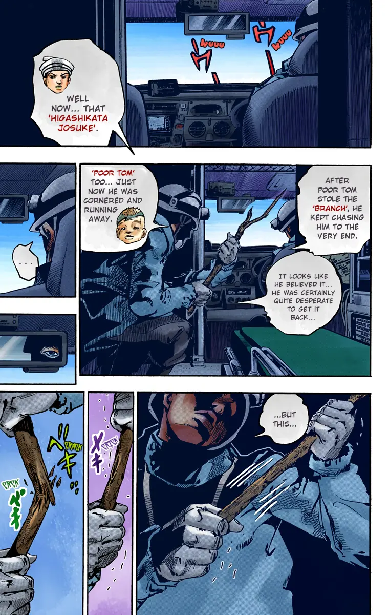 JoJo's Bizarre Adventure, Part 8: JoJolion Colored Manga, chapter 76, page 28