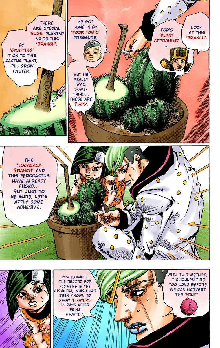 JoJo's Bizarre Adventure, Part 8: JoJolion Colored Manga, chapter 76, page 34