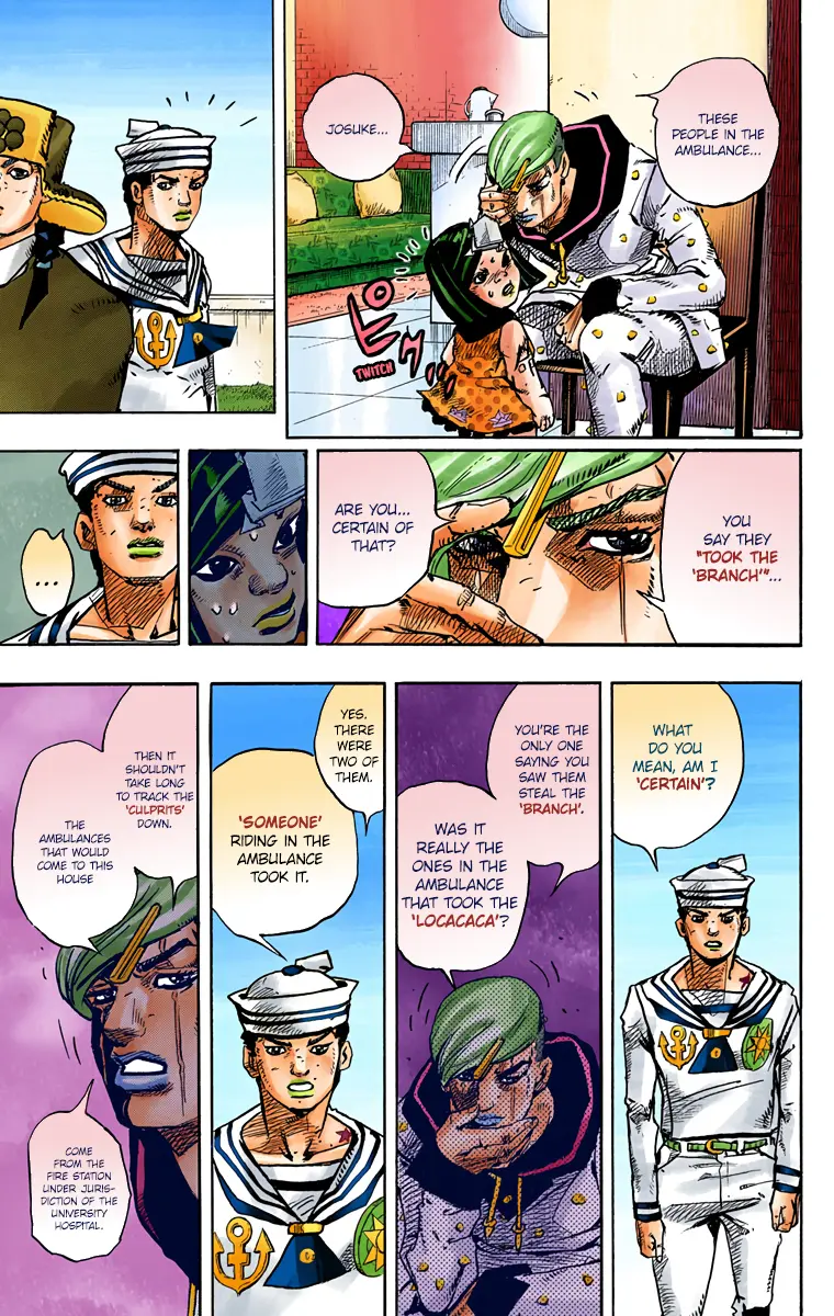 JoJo's Bizarre Adventure, Part 8: JoJolion Colored Manga, chapter 77, page 7