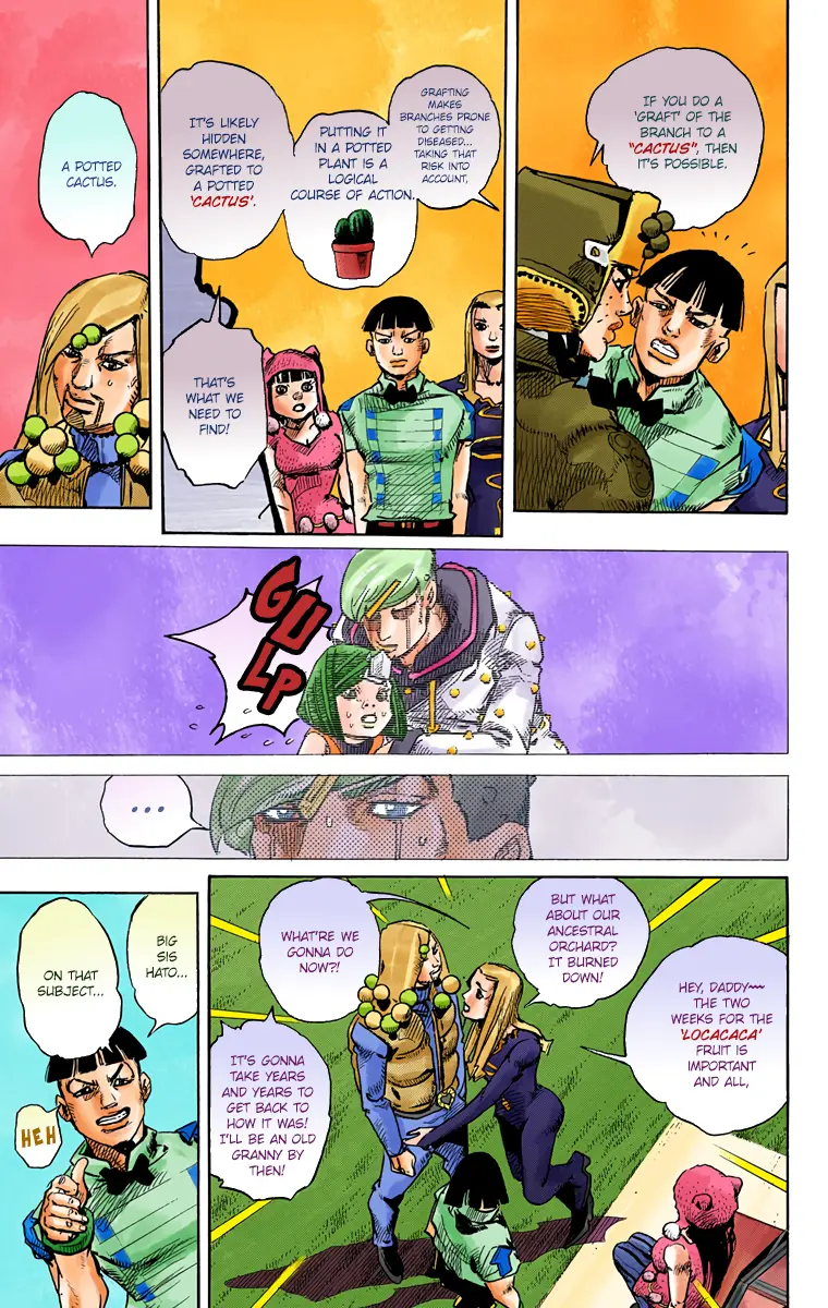 JoJo's Bizarre Adventure, Part 8: JoJolion Colored Manga, chapter 77, page 9