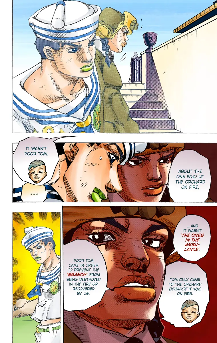 JoJo's Bizarre Adventure, Part 8: JoJolion Colored Manga, chapter 77, page 12