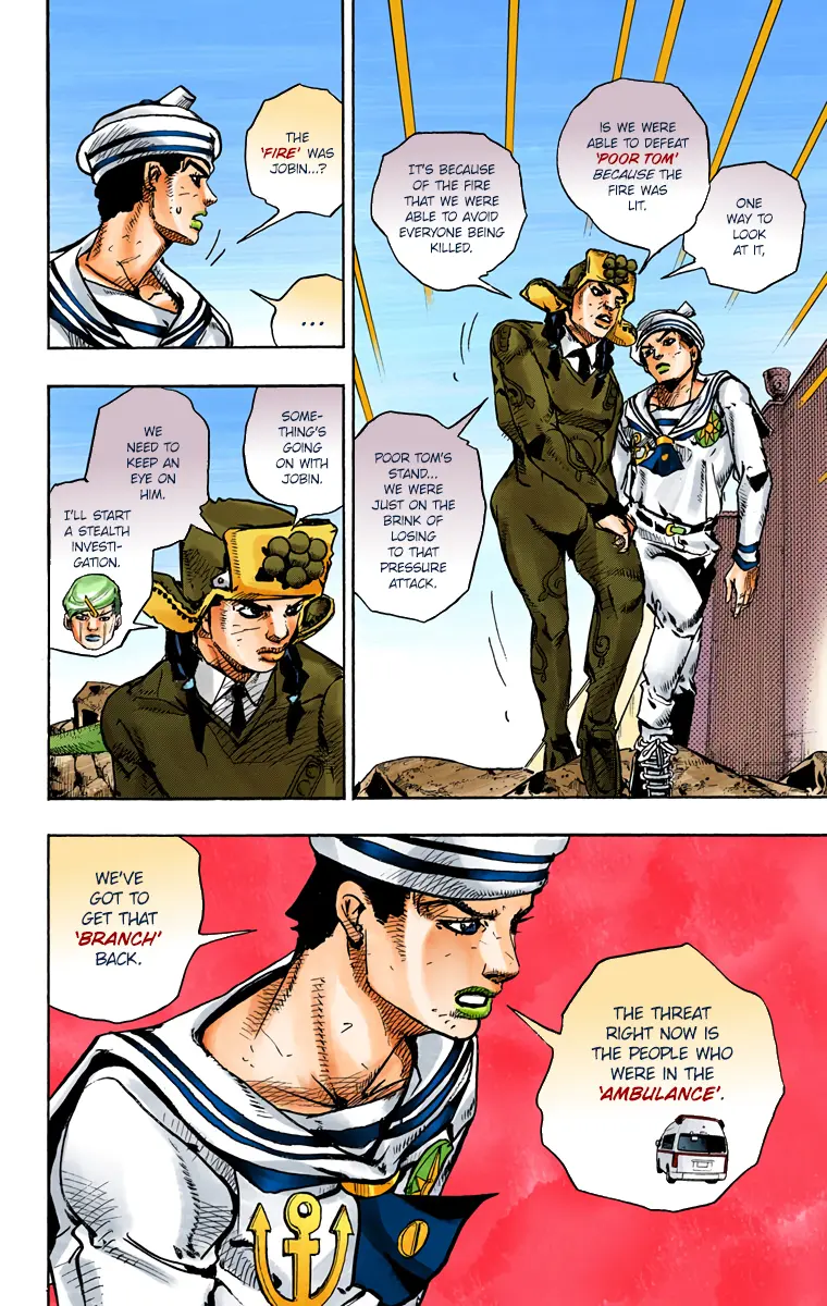 JoJo's Bizarre Adventure, Part 8: JoJolion Colored Manga, chapter 77, page 14