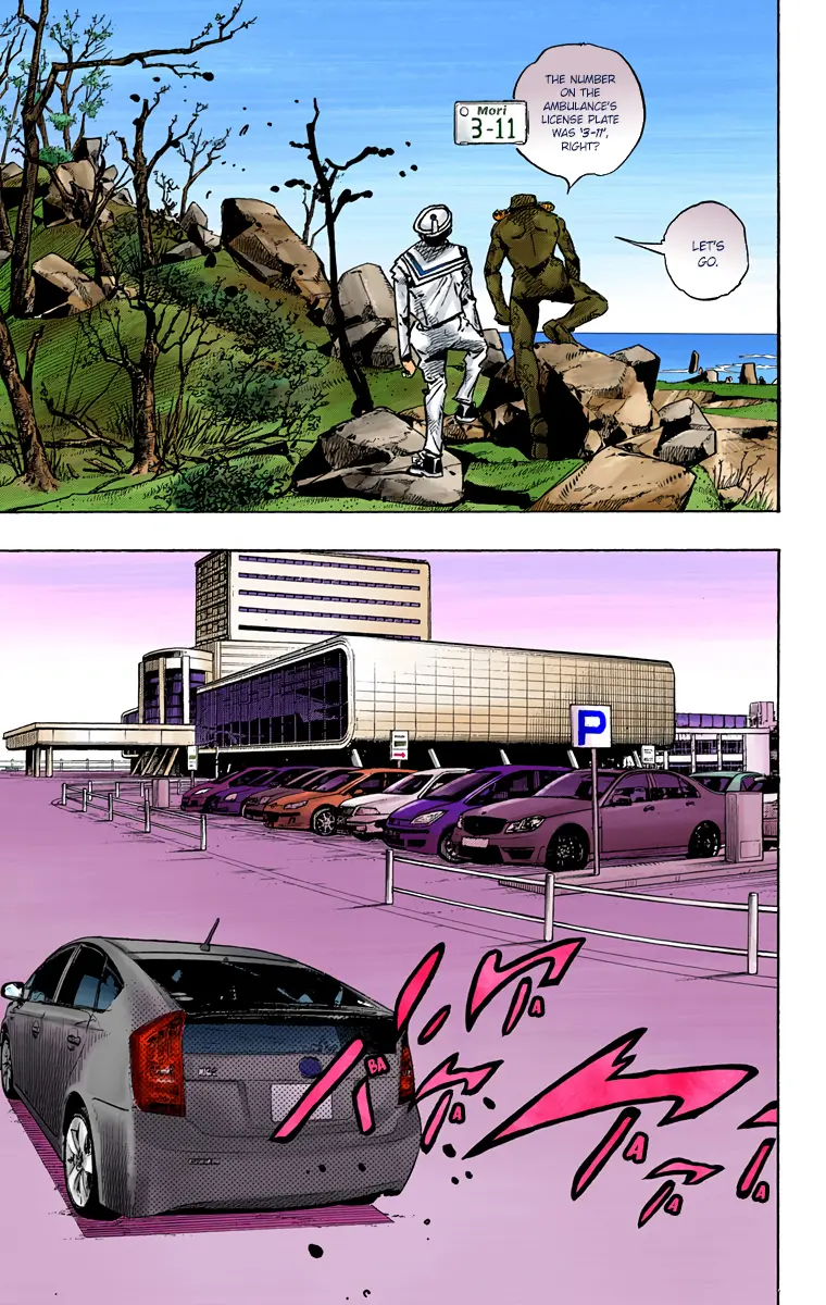 JoJo's Bizarre Adventure, Part 8: JoJolion Colored Manga, chapter 77, page 15
