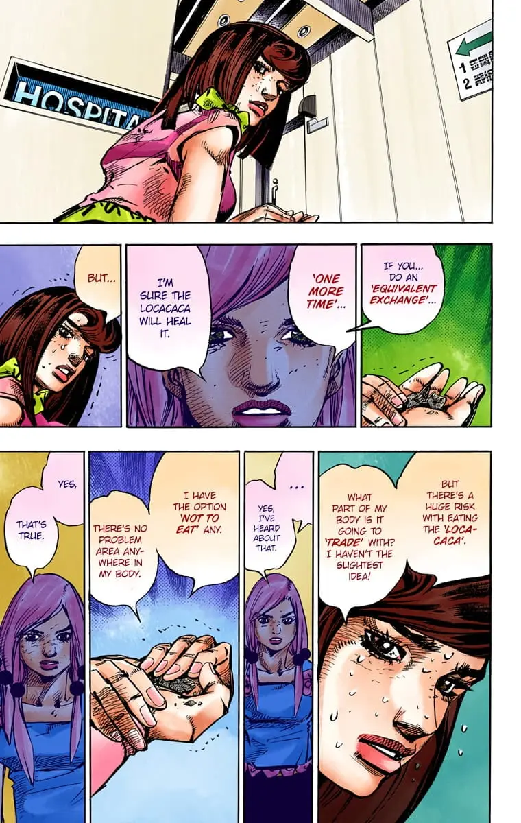 JoJo's Bizarre Adventure, Part 8: JoJolion Colored Manga, chapter 81, page 21