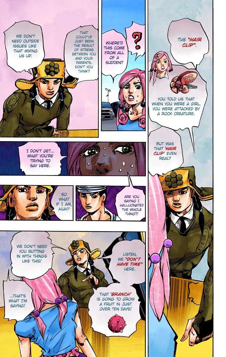 JoJo's Bizarre Adventure, Part 8: JoJolion Colored Manga, chapter 83, page 13