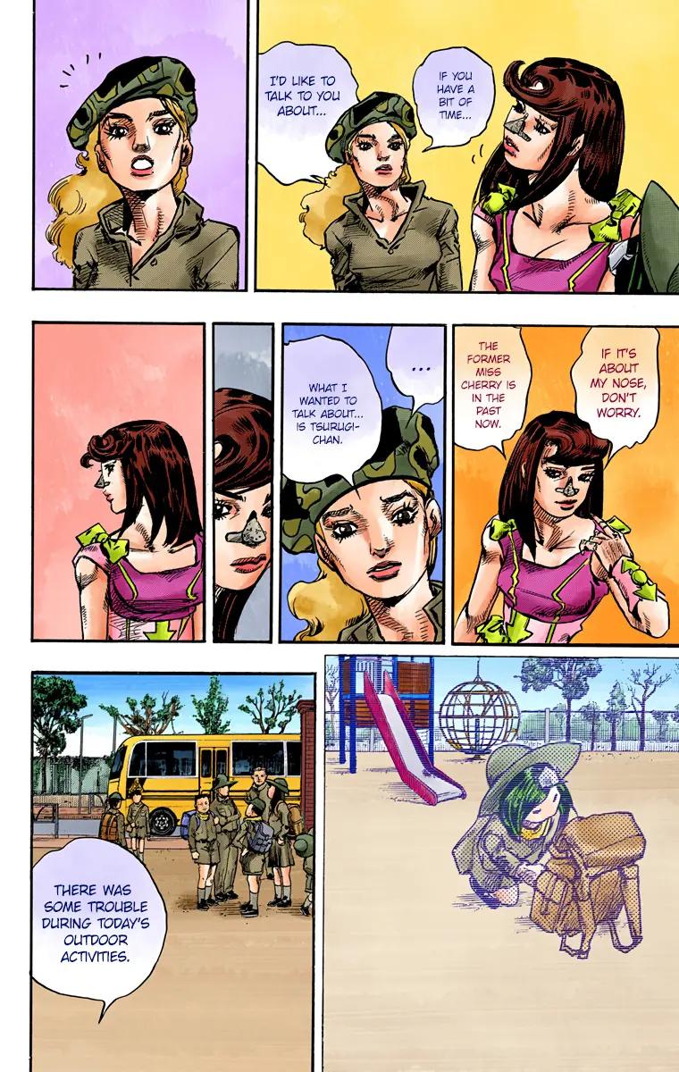JoJo's Bizarre Adventure, Part 8: JoJolion Colored Manga, chapter 83, page 35