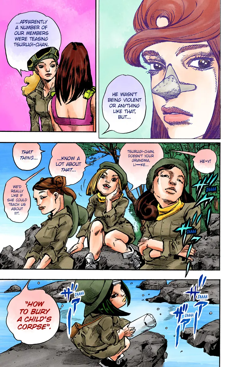 JoJo's Bizarre Adventure, Part 8: JoJolion Colored Manga, chapter 83, page 36