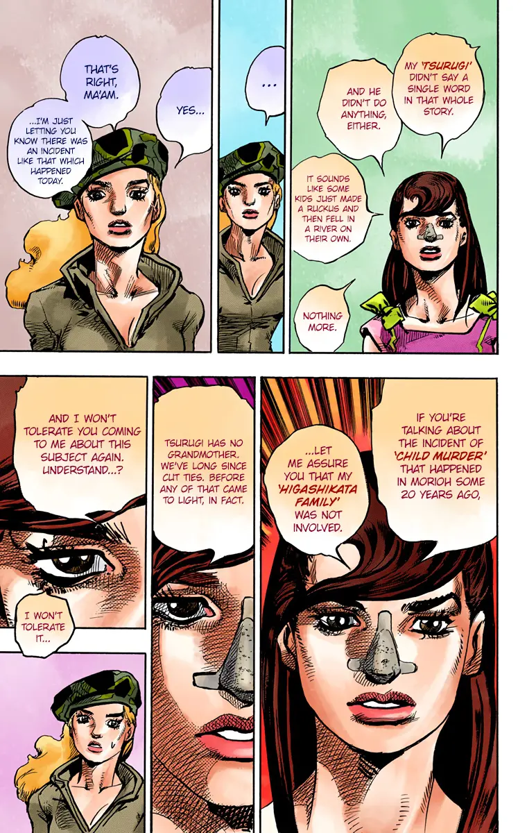 JoJo's Bizarre Adventure, Part 8: JoJolion Colored Manga, chapter 83, page 40
