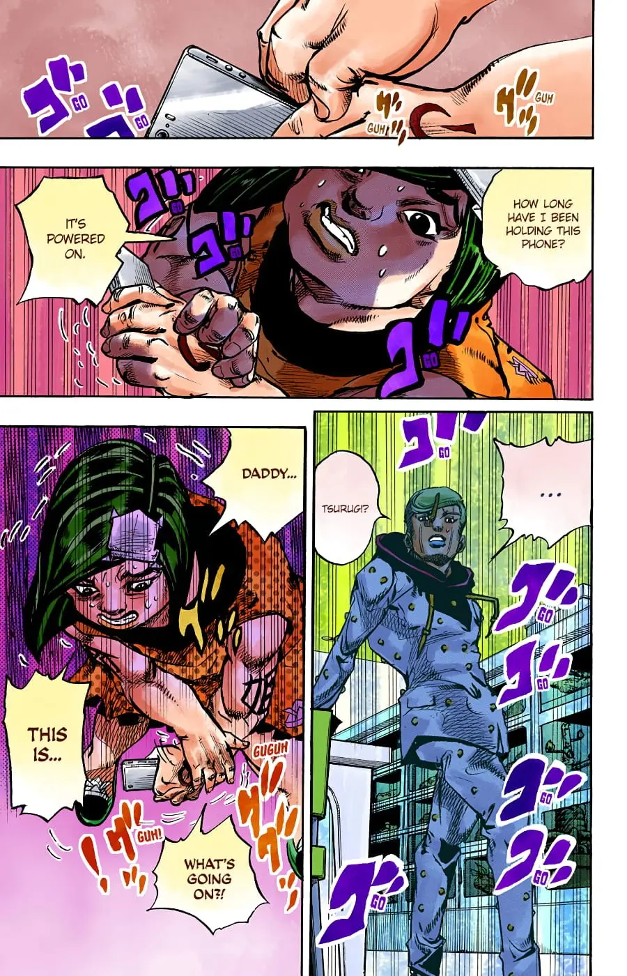 JoJo's Bizarre Adventure, Part 8: JoJolion Colored Manga, chapter 87, page 38
