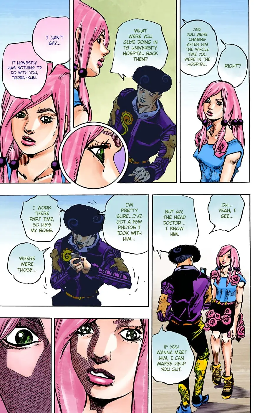 JoJo's Bizarre Adventure, Part 8: JoJolion Colored Manga, chapter 90, page 29