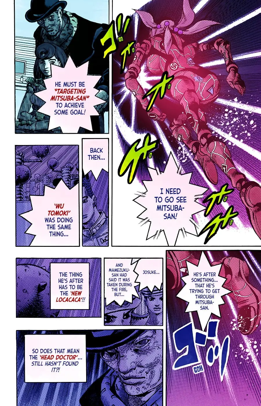 JoJo's Bizarre Adventure, Part 8: JoJolion Colored Manga, chapter 91, page 11