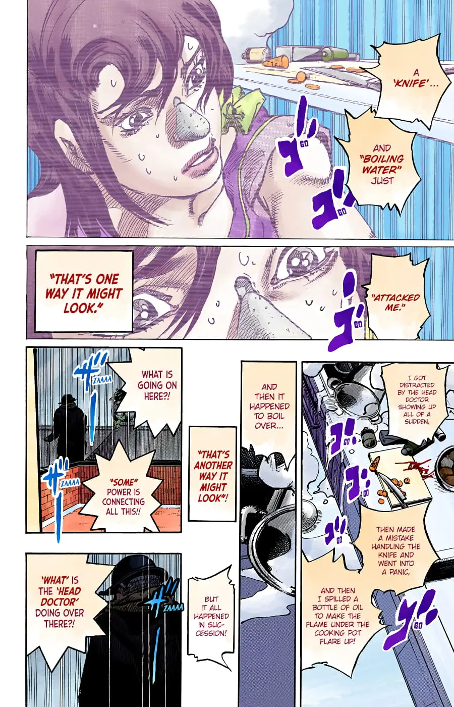 JoJo's Bizarre Adventure, Part 8: JoJolion Colored Manga, chapter 91, page 27