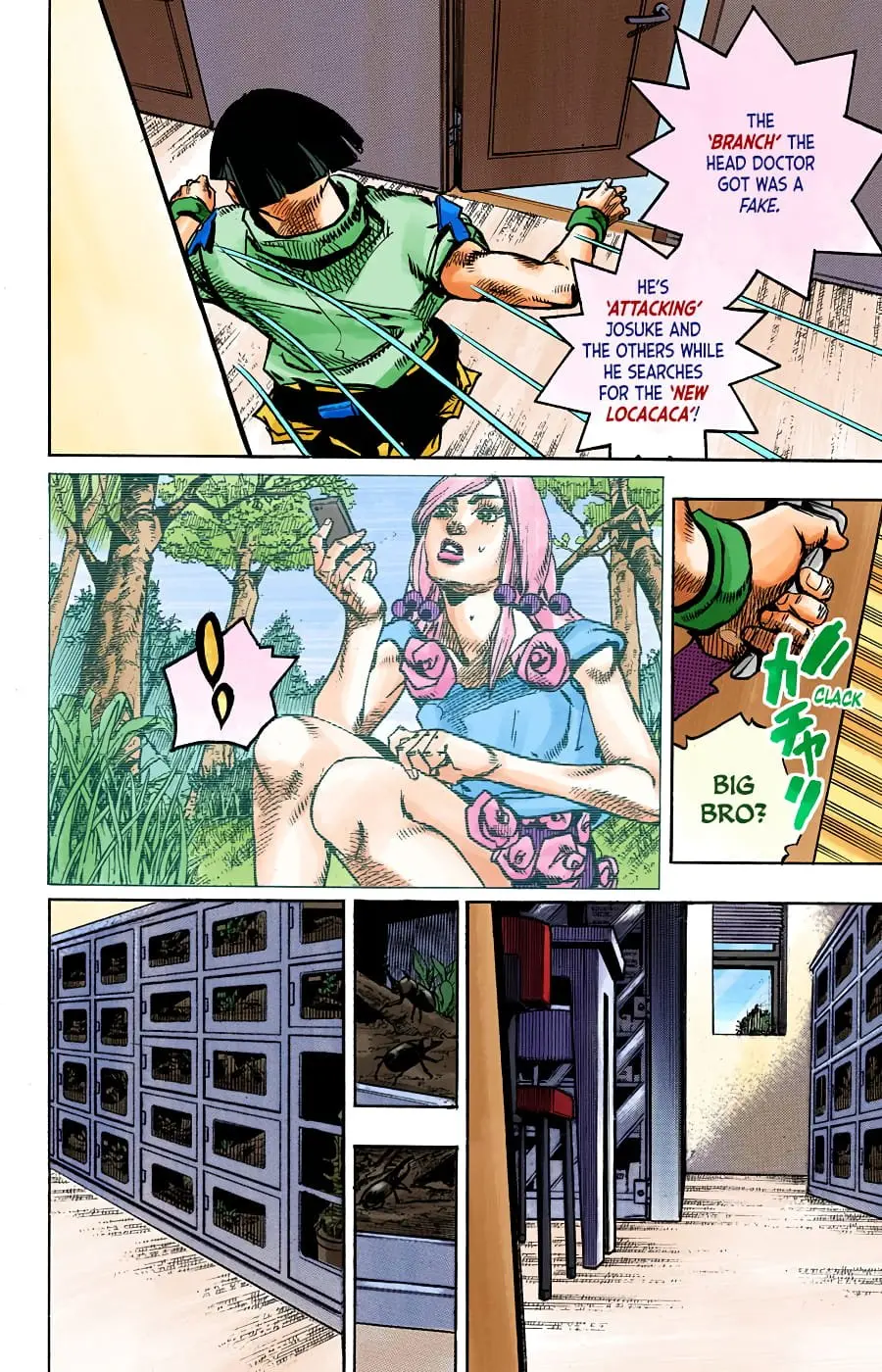 JoJo's Bizarre Adventure, Part 8: JoJolion Colored Manga, chapter 93, page 15