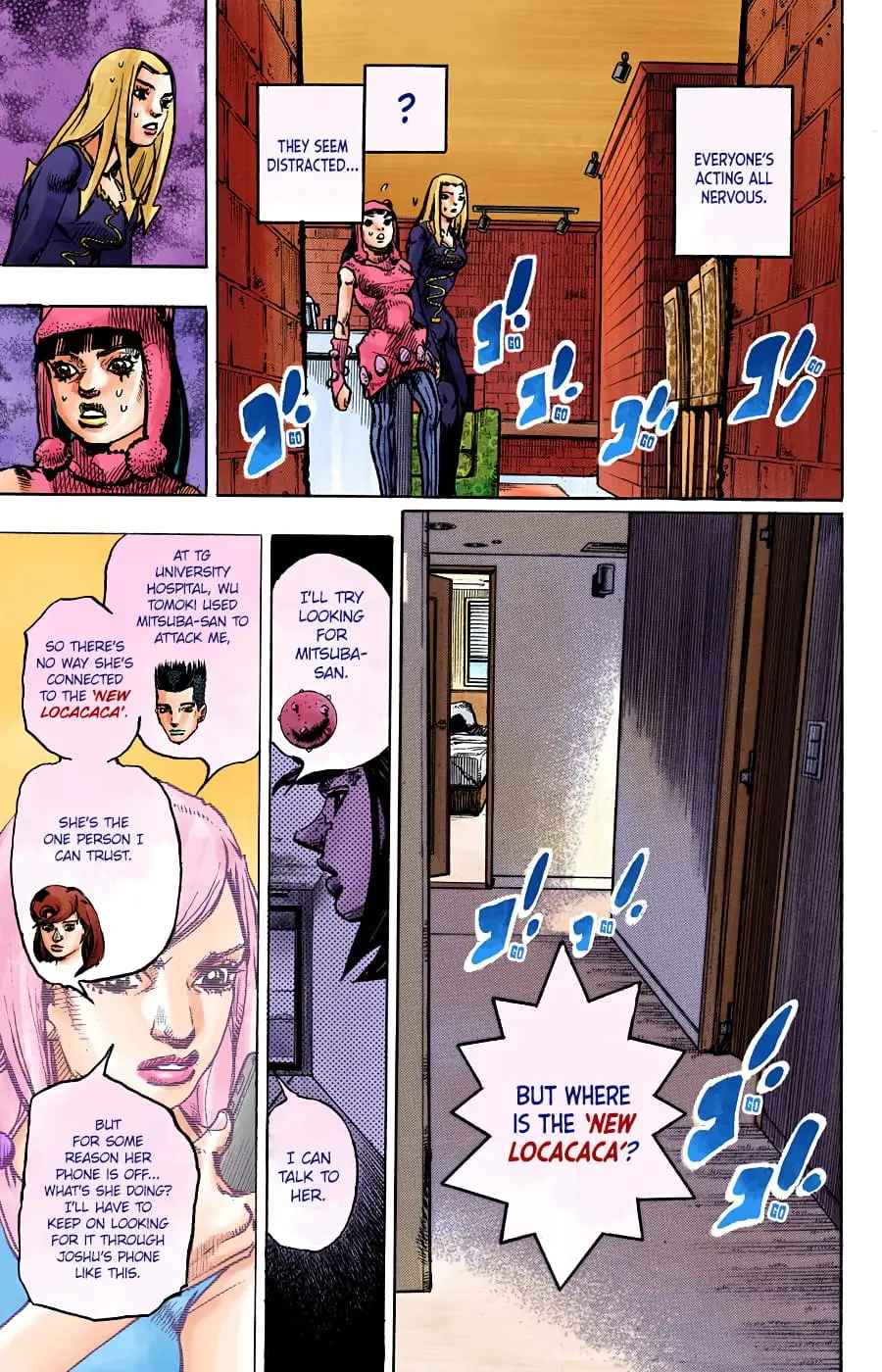 JoJo's Bizarre Adventure, Part 8: JoJolion Colored Manga, chapter 93, page 18