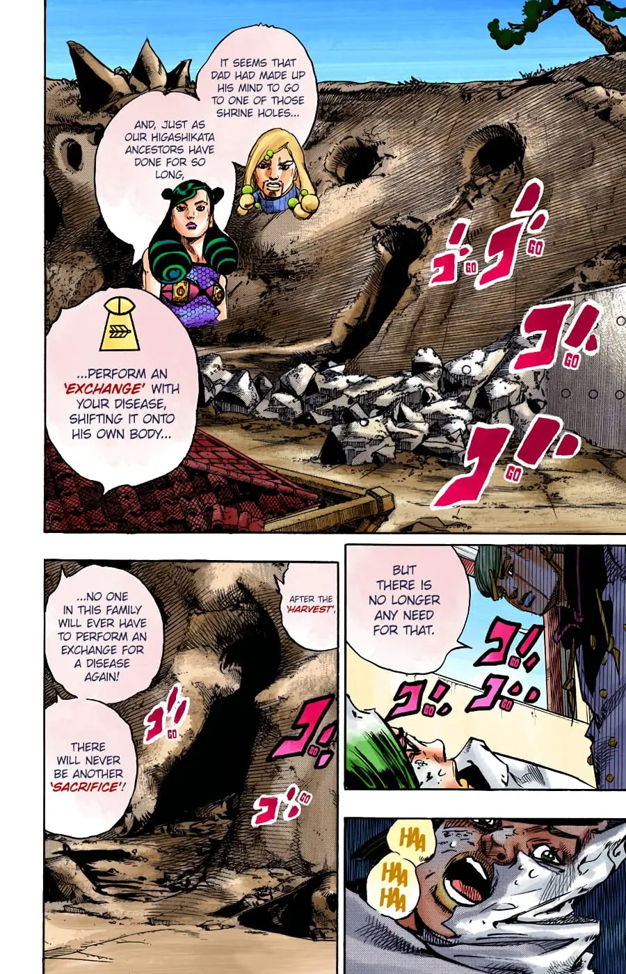 JoJo's Bizarre Adventure, Part 8: JoJolion Colored Manga, chapter 94, page 3